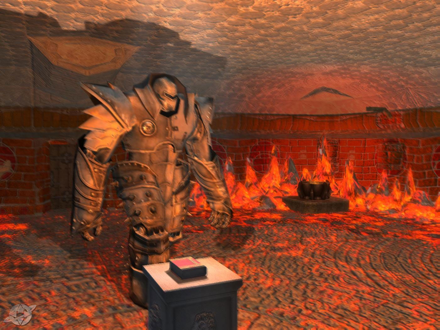 Golem et lave